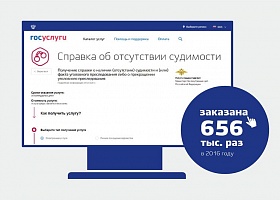 Справку о судимости можно получить как электронный документ на портале госуслуг Справку о судимости можно получить как электронный документ на портале госуслуг